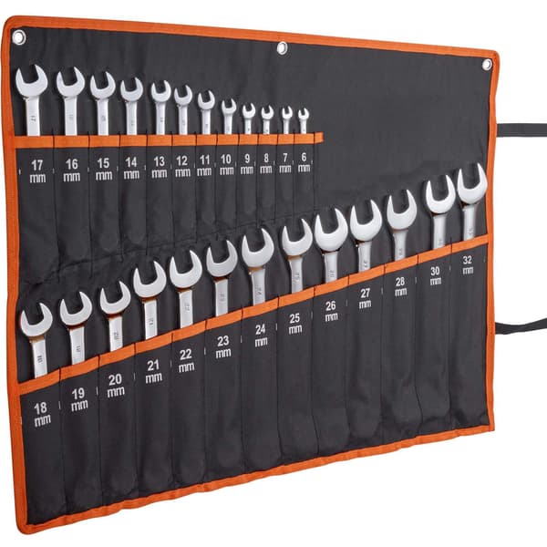 Metrisk ringnyckelsats, 25 delar 6–32 mm