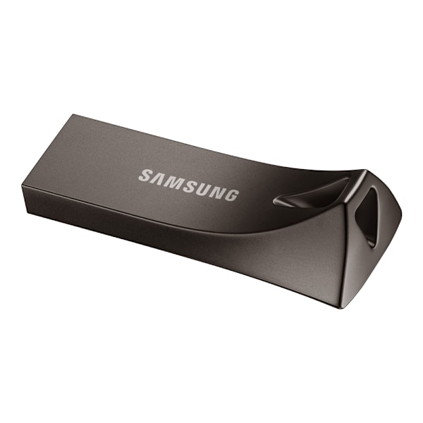 Samsung BAR Plus MUF-128BE4 - USB-flashdrev - 128 GB - USB 3.1 Gen 1 - Titan grå
