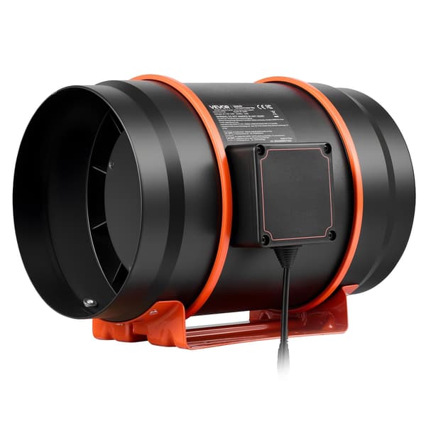 Inline-kanalfläkt 203 mm, 807 CFM EC-motor, appstyrning