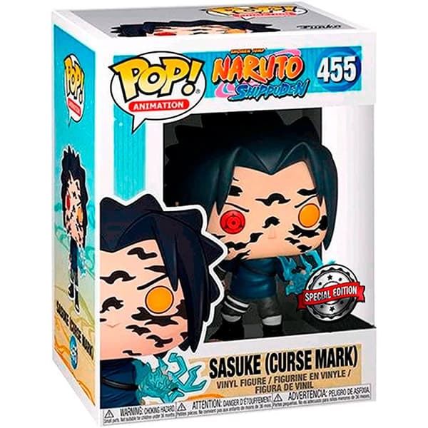 Naruto Shippuden Sasuke Curse Mark Figuuri, Exclusive Edition