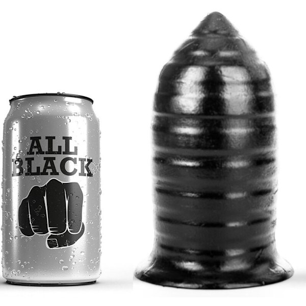 Helsvart - Analplugg 16 Cm