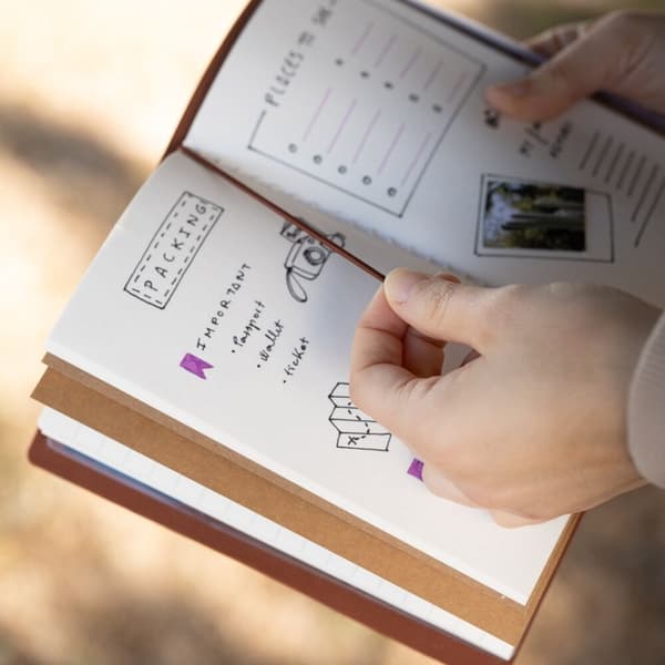 Real Madrid Travel Notebook, 80 sider, perfekt til fans