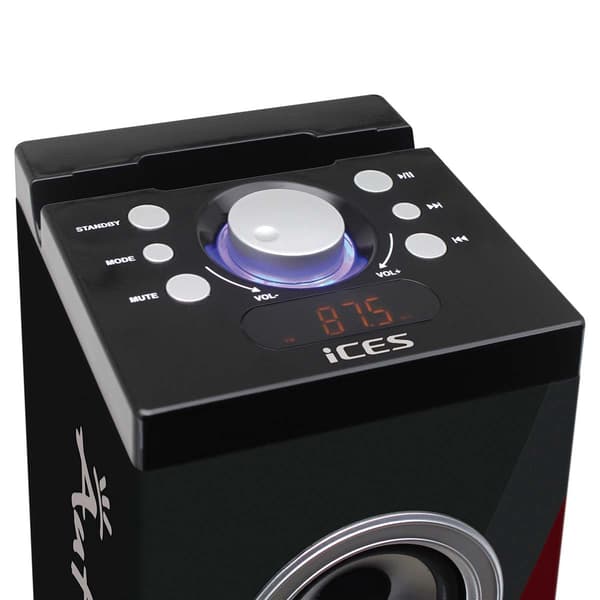 Bluetooth-tornhögtalare med FM-, USB-, SD- och AUX-ingångar