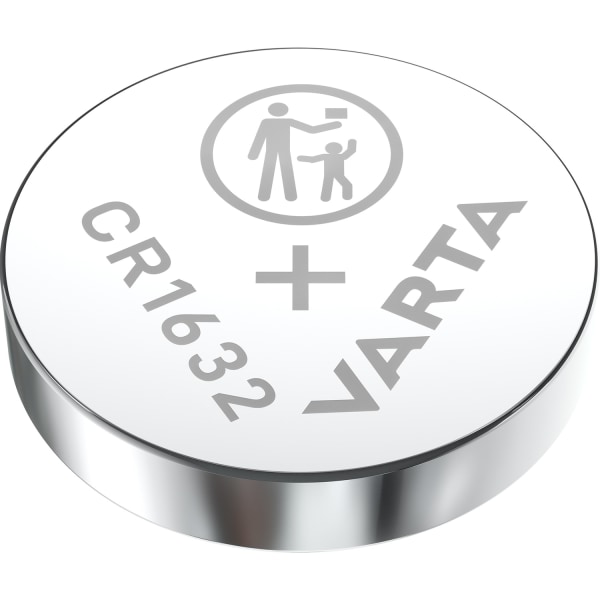 CR1632 3V Lithium Knappcellsbatteri 2-pack