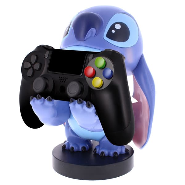 Stitch Figur Klemmebeslag, 21 cm Cable Guy Display
