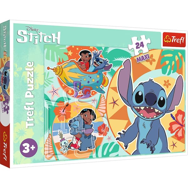 Trefl Stitch Maxi Puslespil, 24 stk