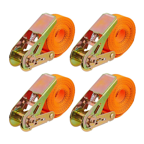 Spärrbandsset, 4-pack, polyester, lastsäkring