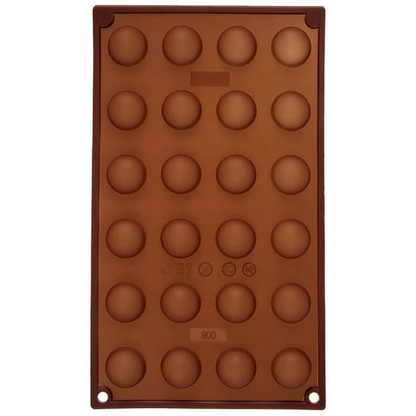 Silikone pralineform, 24 hulrum, varmebestandig