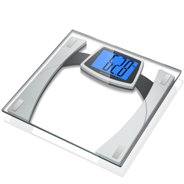 Personvægt XL Display Glas PV210 Sølv/Sort