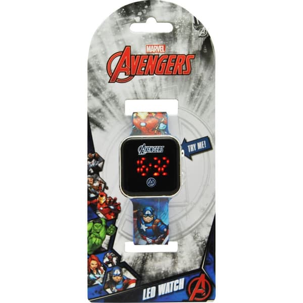 Marvel Avengers LED Ur til Børn, Justerbar Rem