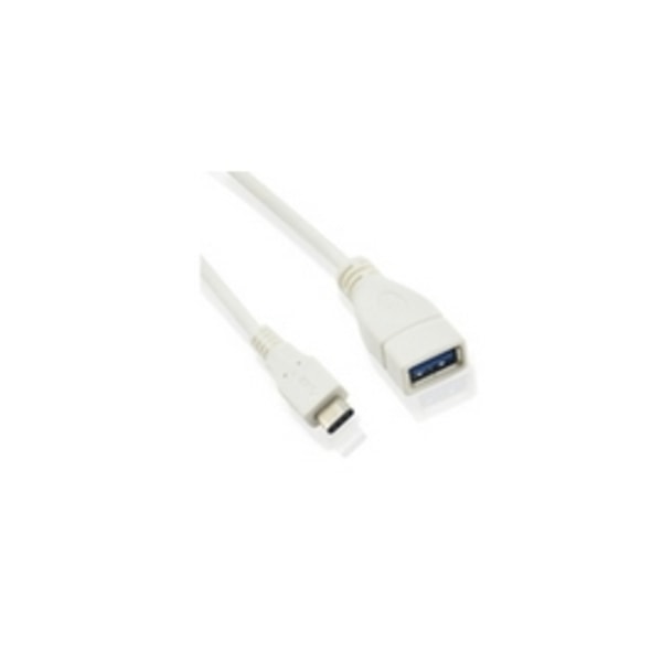 Microconnect USB3.1CAAF, USB C, USB A, Hane/Hona, 0 m, Vit