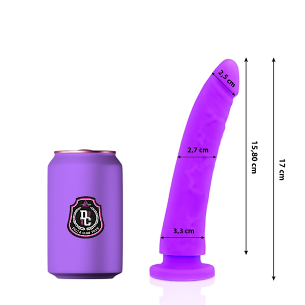 Delta Club - Lelut Lilac Dildo Medical Silicone 17 cm -O- 3 cm