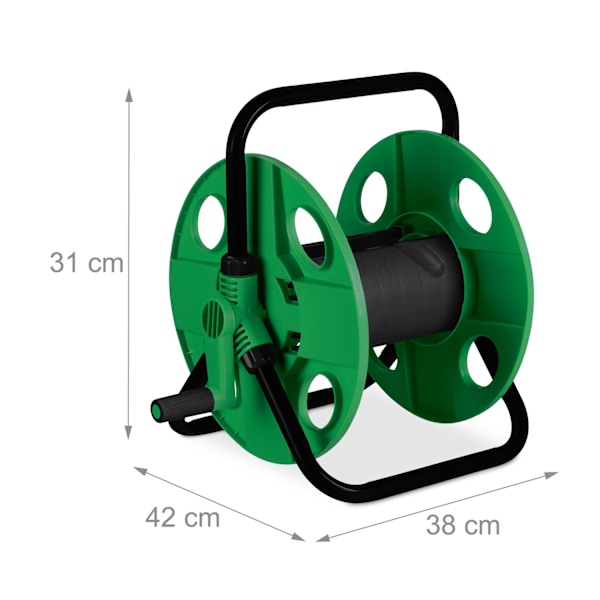 Slangvinda 30 meter grön/svart