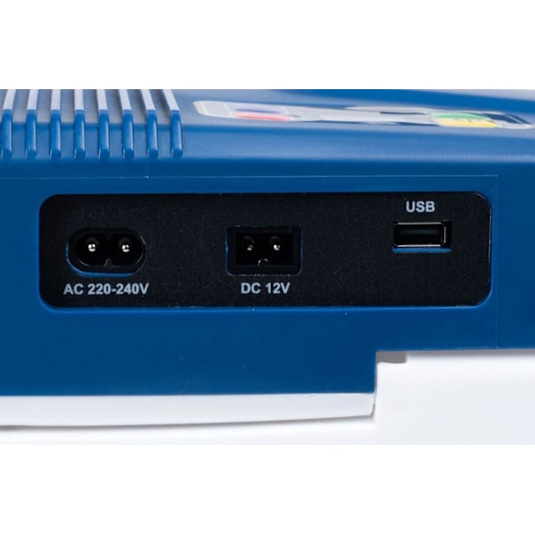 Bärbar bilkylare, 29L, 220-240V DC12V, värmefunktion, gratis insats, blå