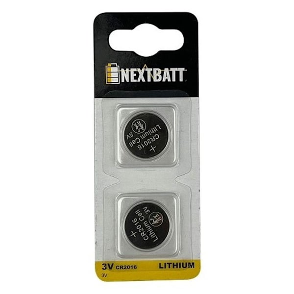 NextBatt nappiparisto CR2016, 3V - 2 kpl