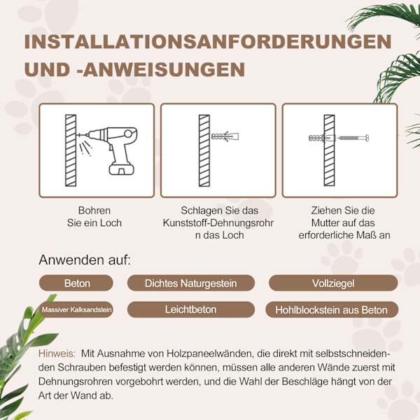 Kattklättervägg, kattsäng med trappsteg, kattgrotta, hopptorn, leksaksboll, kattplattform för katter upp till 5 kg, ljusgrå