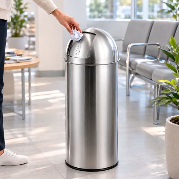 70L rustfrit stålspand med tryklåg og indvendig spand