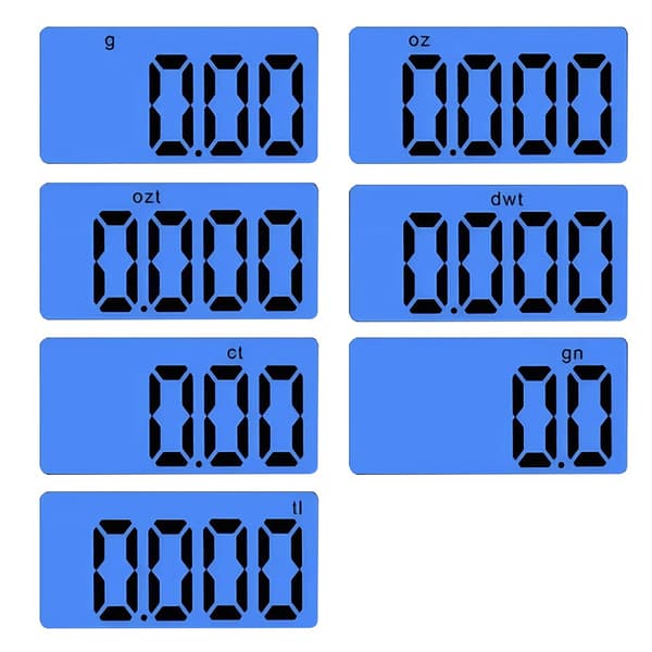 Taskuvaaka 500 x 0,1 g läpällä 23573