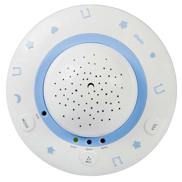 Stjernehimmel babyprojektor med vuggeviser og lydsensor
