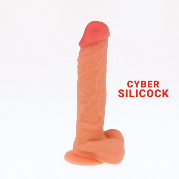 Cyber ​​Silicock - Ultra Realistic Soft Flytande Silicon Dong 20,5 Cm -O- 4,1 Cm