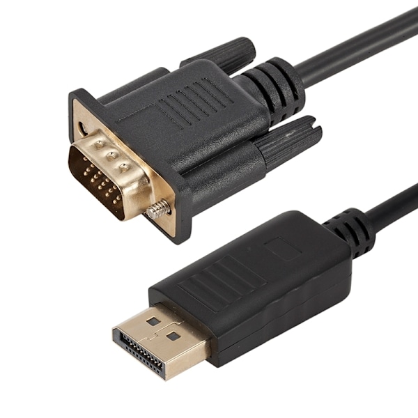 DisplayPort - VGA 1,8 m - musta