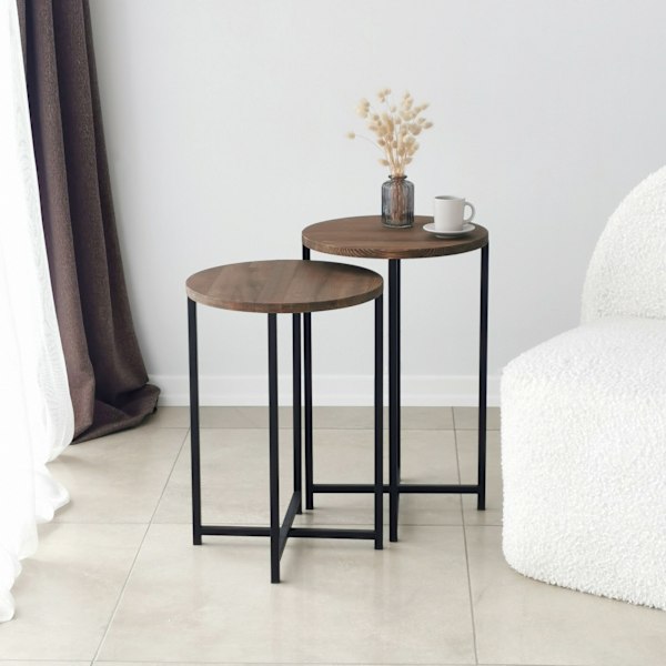 Soffbord Neta Set - Valnöt