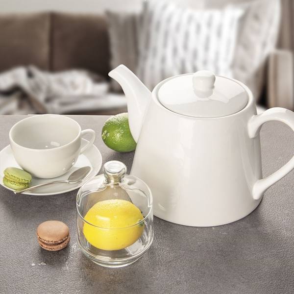 Elegant Citronskål med Lock i Genomskinligt Glas