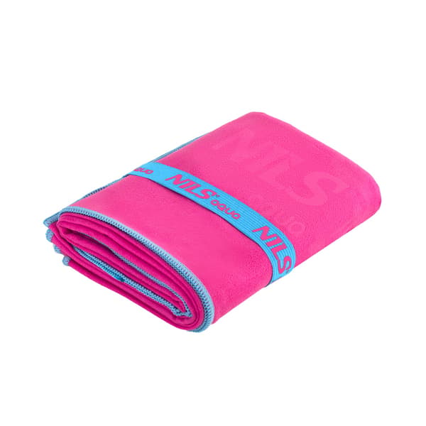 Mikrofiberhandduk, Rosa-Blå, 140x70 cm