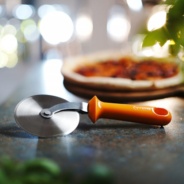 Radełko, kniv, pizzaskärhjul, dia. 97 x 240 mm - orange