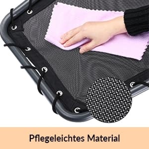 Liggestol med gyngefunktion, ergonomisk, antracit