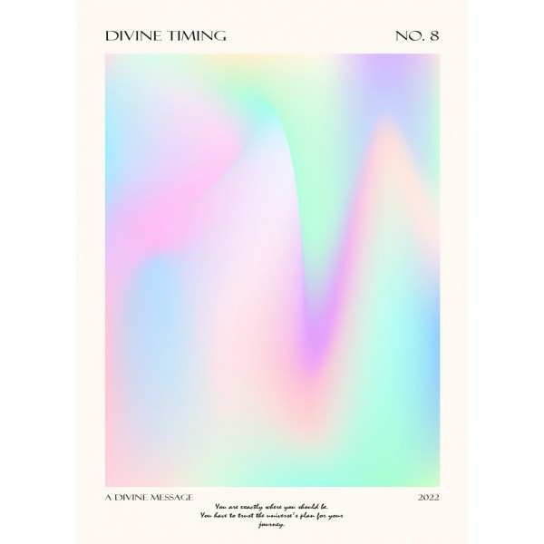 Divine Timing - 50x70 cm