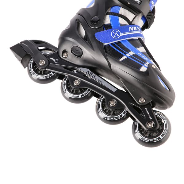 2-i-1 inline & skøjter, mørkeblå, størrelse M (35-38)