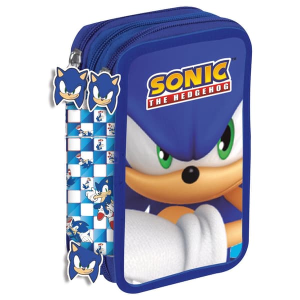 Sonic the Hedgehog trippelpennfodral