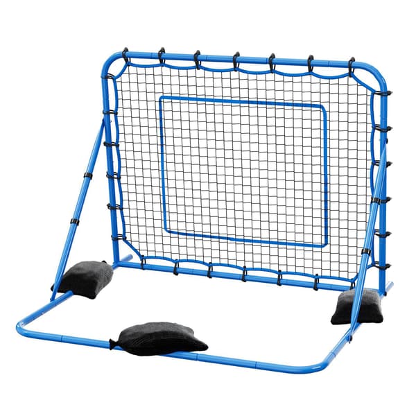 Fodboldreboundernet, justerbar vinkel, 137 x 112 cm