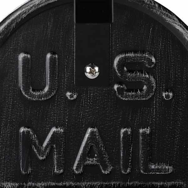 Amerikansk postkasse sort