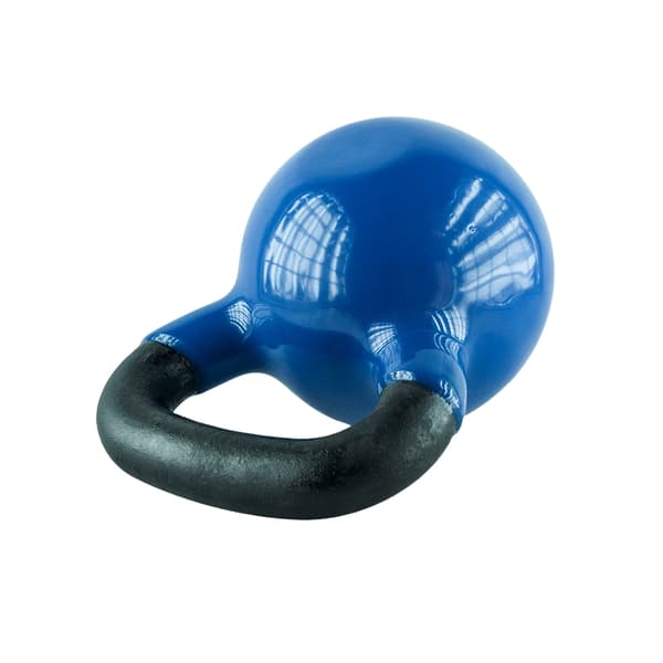 8 kg Støbejern Kettlebell – Blå