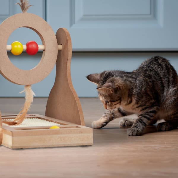 Kradsemåtte til katte med sisalmåtte