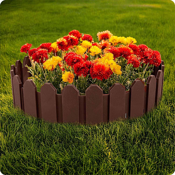 Plonos havekant 240 cm PL-960 brun