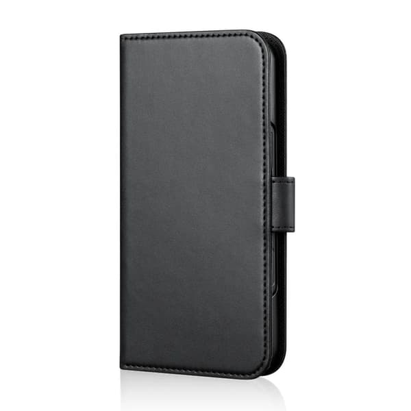 Wallet -kotelo 2-in-1 iPhone 16:lle - musta