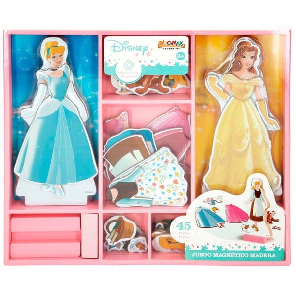 Disney Princess-klänningar magnetiskt träset