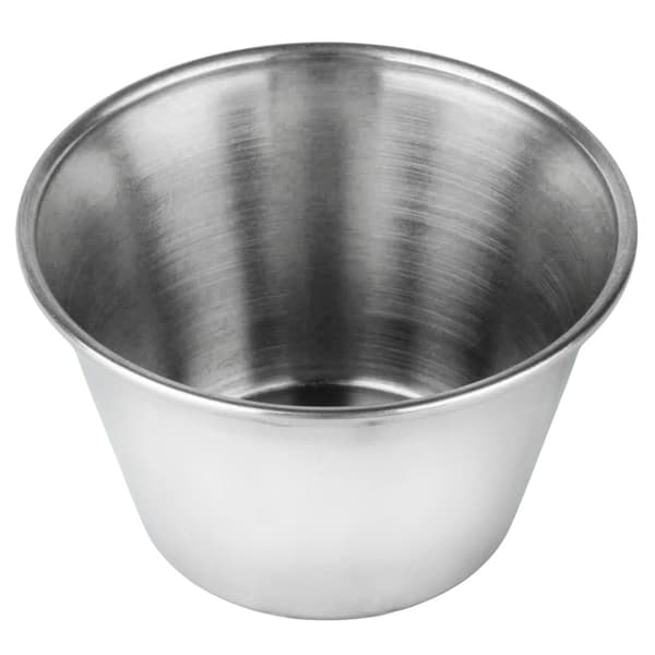 Sæt med dyppeskåle i rustfrit stål, 60 ml, 12 dele