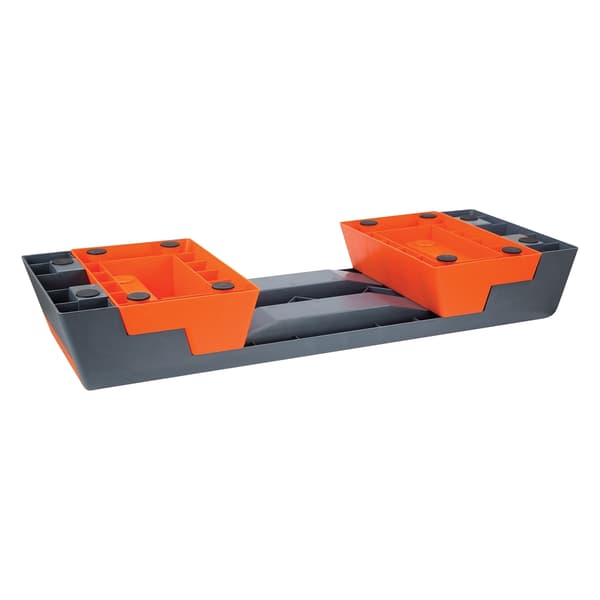 Aerobic Step Platform, musta/oranssi, liukumaton pinta