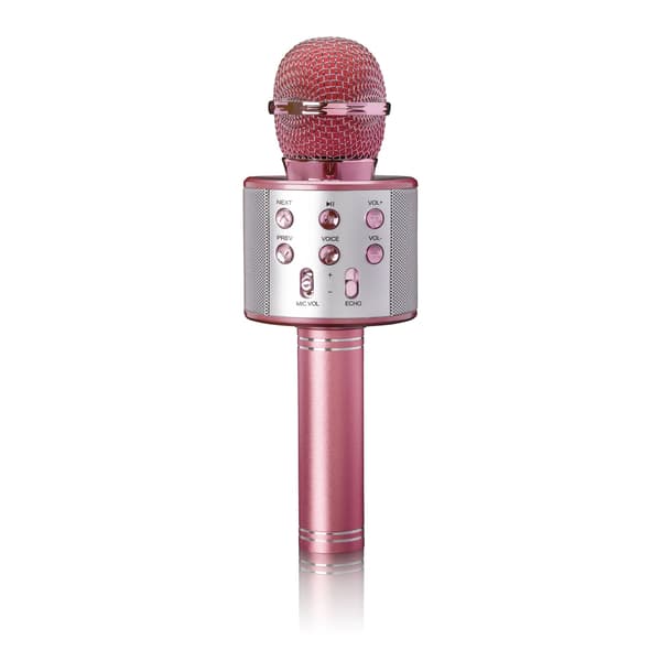 Karaokemikrofoni Bluetoothilla, USB:llä ja Micro SD -soittimella