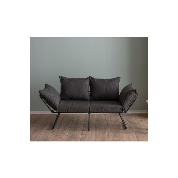 2-sits bäddsoffa Viper 2-sits - mörkgrå