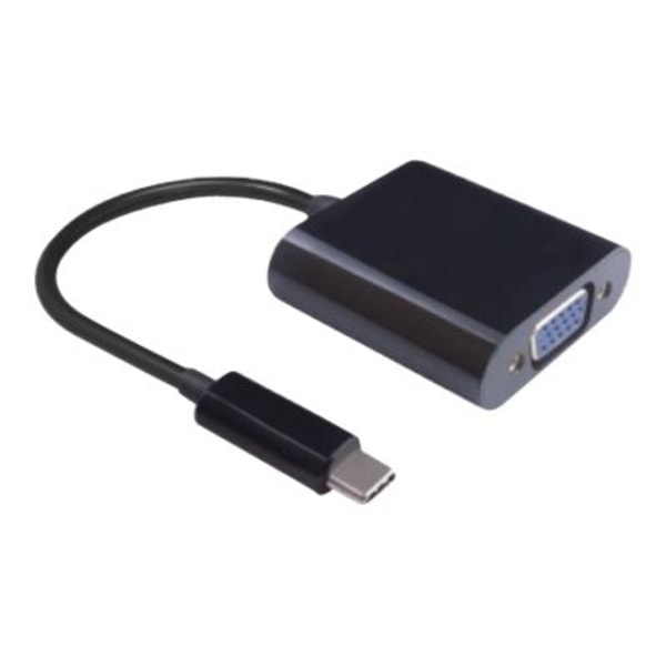 MicroConnect - Ekstern videoadapter - USB-C - VGA - sort