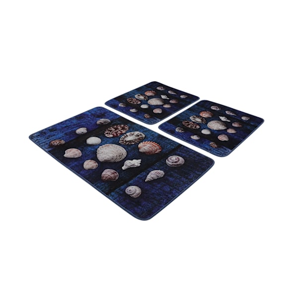 Bathmat Set (3 kpl) Seashell