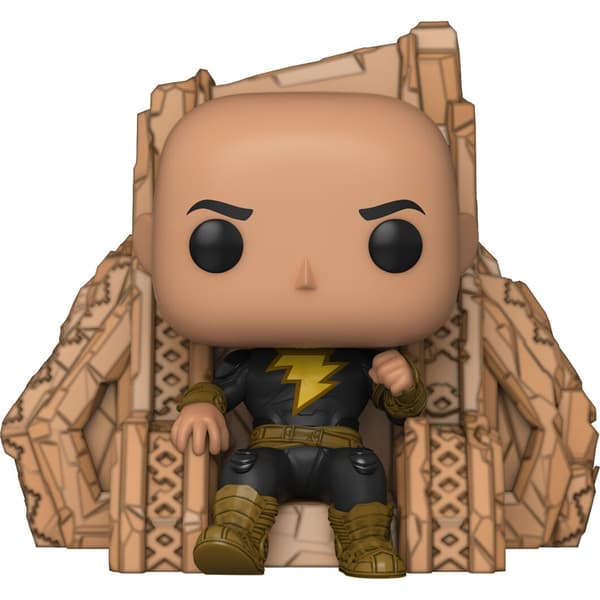 Black Adam Figuuri - DC Comics Collectible on Throne