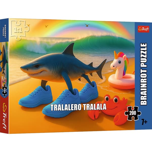 200-bitars Tralalero Tralala-pussel – 34 x 48 cm