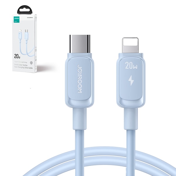 Kabel för iPhone USB-C - Lightning 20W 1,2m blå