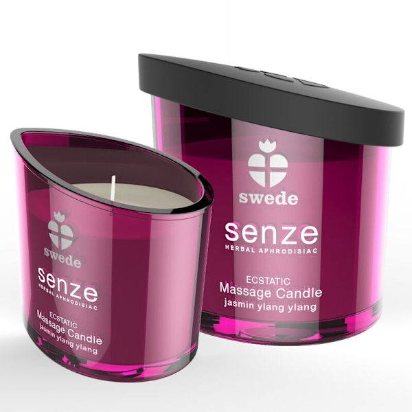 Svensker - Senze Ecstatic Massage Candle - Jasmin, Ylang Ylang